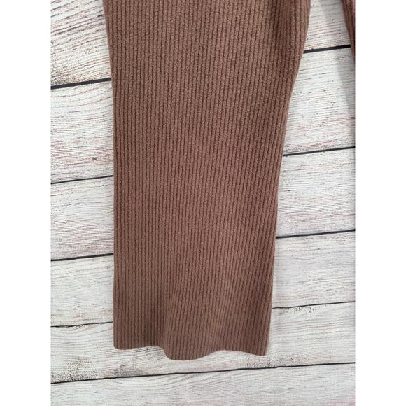 Athleta Brown Ribbed Wide-Leg Pants - Picture 6 of 12